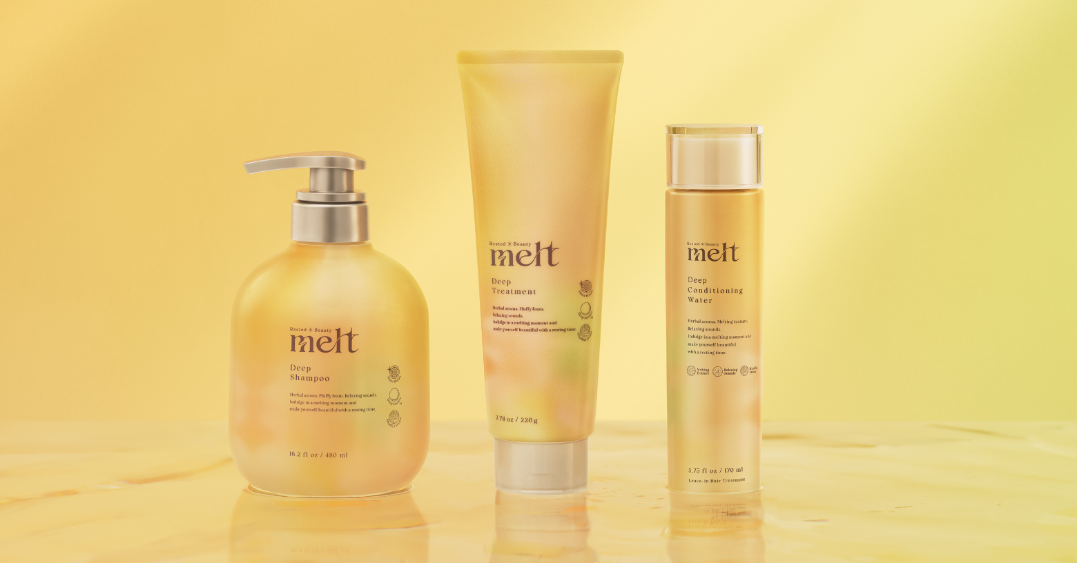 傷んだ髪も
毛先まで満たされたとろツヤ髪へ