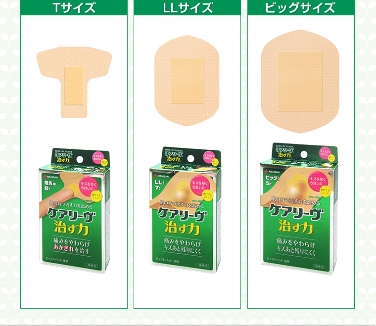 ケアリーヴ™治す力™ラインアップ