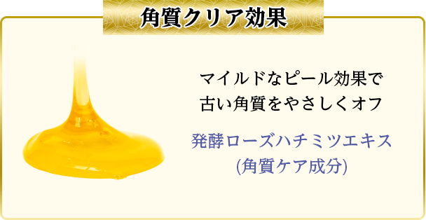 角質クリア効果