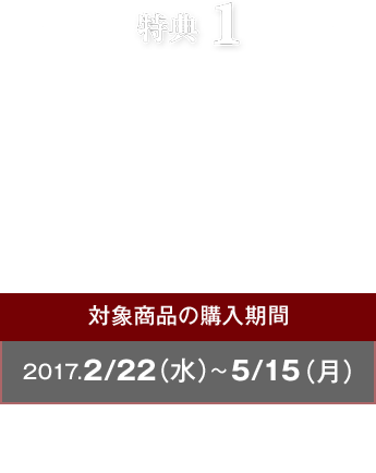 特典1 スタイリングシリーズが50円引き