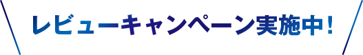 レビューキャンペーン実施中！