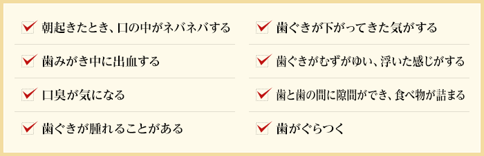 チェック項目