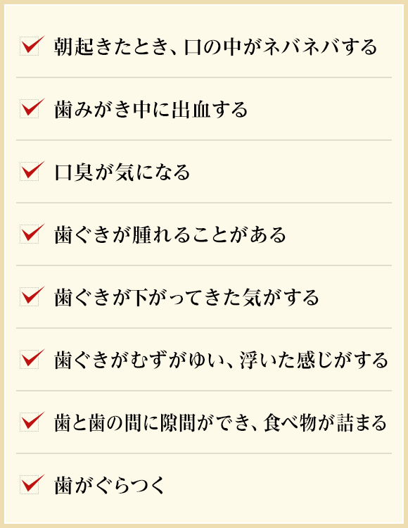 チェック項目
