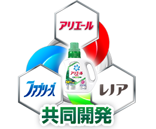 きアリエール・ファブリーズ・レノア共同開発