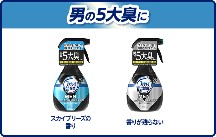 男の5大臭に　