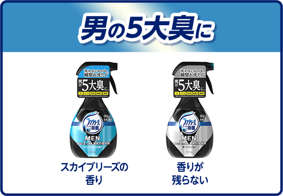 男の5大臭に　