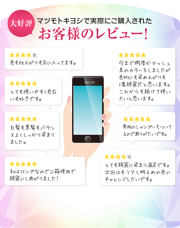 お客様のレビュー！