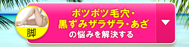 ポツポツ毛穴・黒ずみザラザラ・あざの悩みを解決する