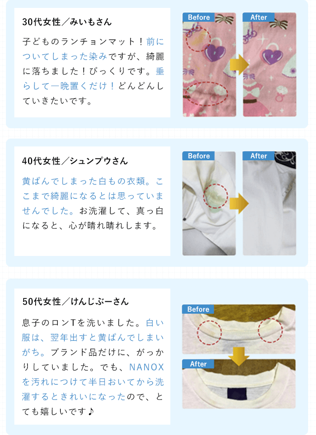 たらして一晩おくだけ！