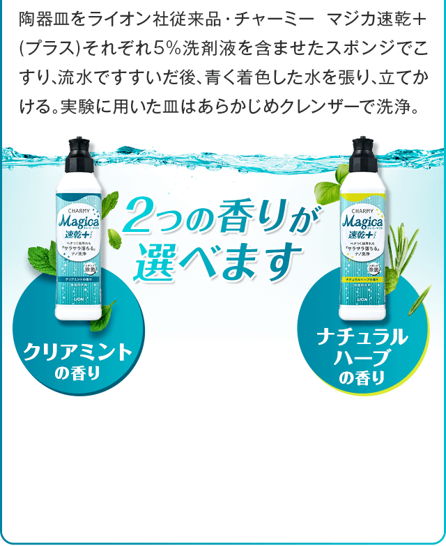 2つの香りが選べます