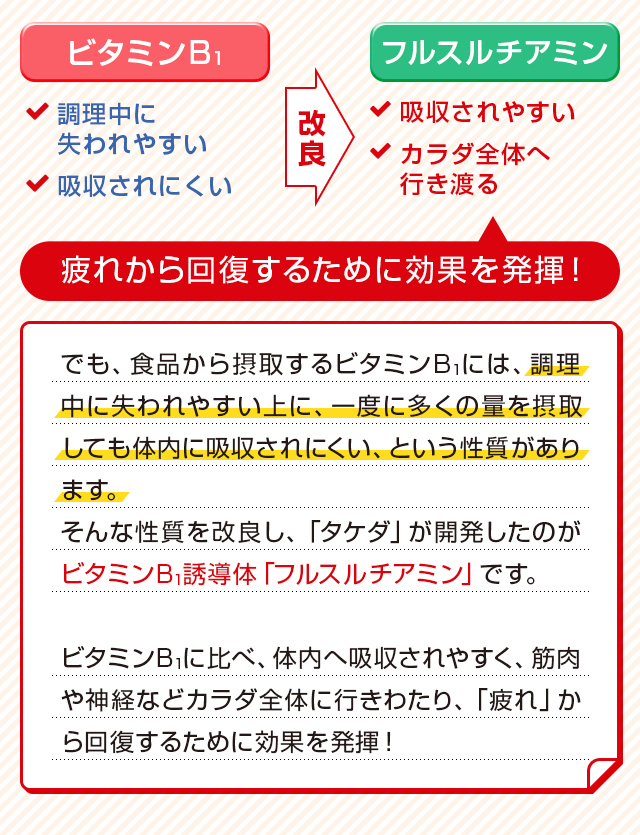 疲れから回復するために効果を発揮！