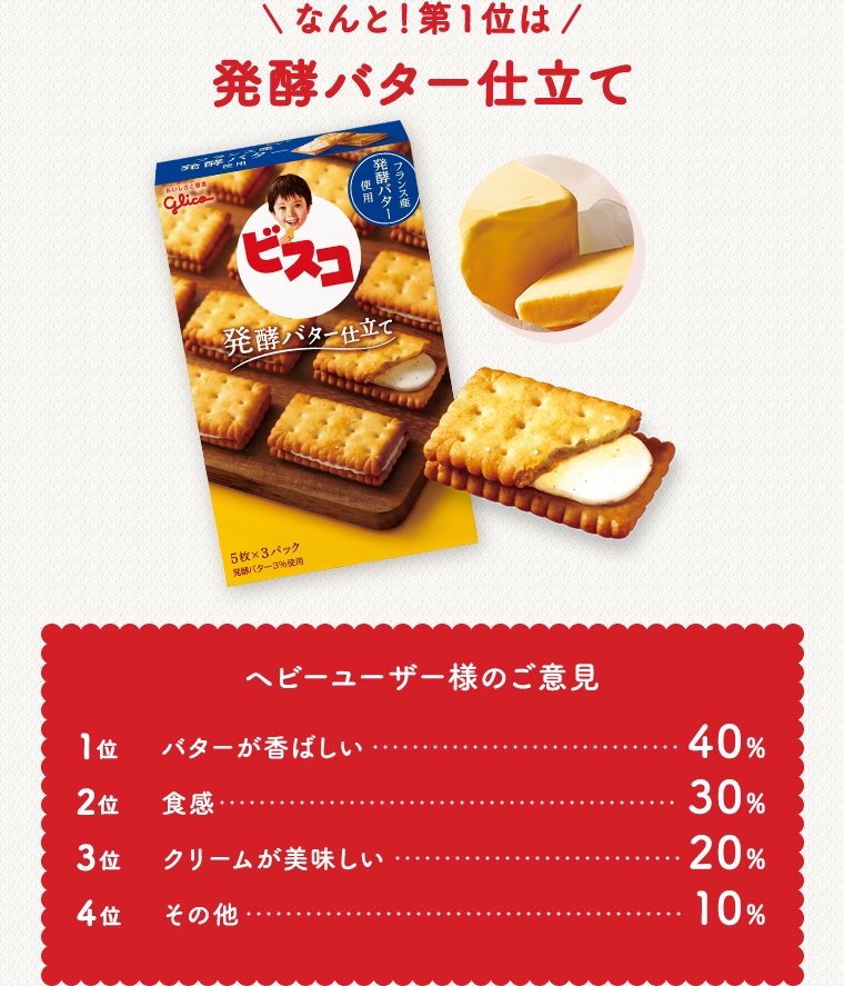 なんと第一は発酵バター仕立て