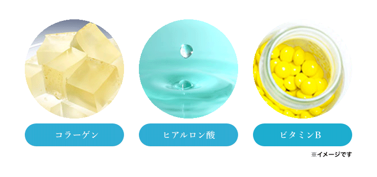 コラーゲン ヒアルロン酸 ビタミンB群