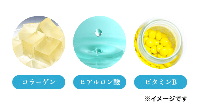 コラーゲン ヒアルロン酸 ビタミンB群