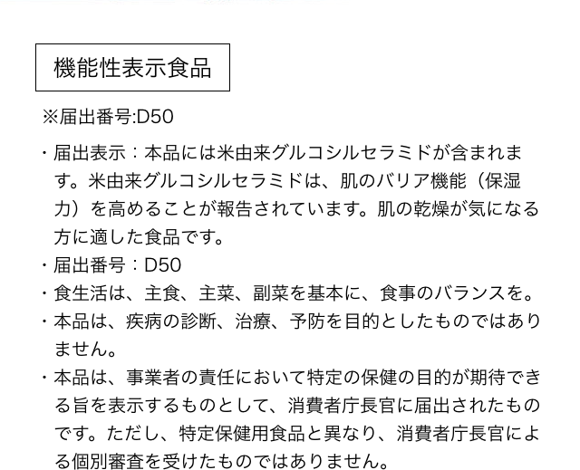 機能性表示食品
