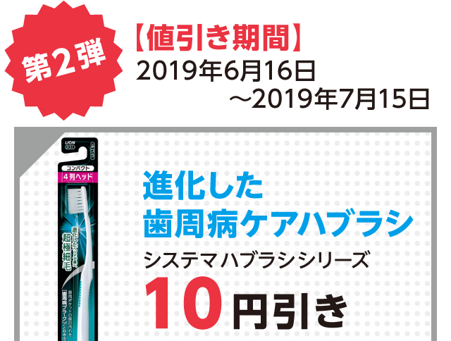 第2弾進化した歯周病ケアハブラシ