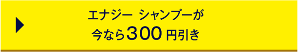 エナジー シャンプーが 今なら300円引き