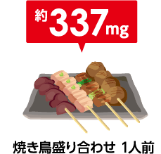 焼き鳥盛り合わせ 1人前