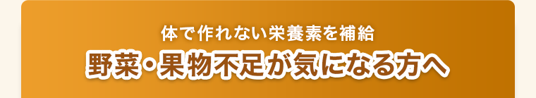毎日忙しい方、 元気に過ごしたい方へ