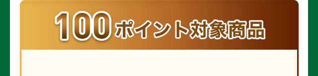 100ポイント対象商品