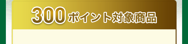 300ポイント対象商品