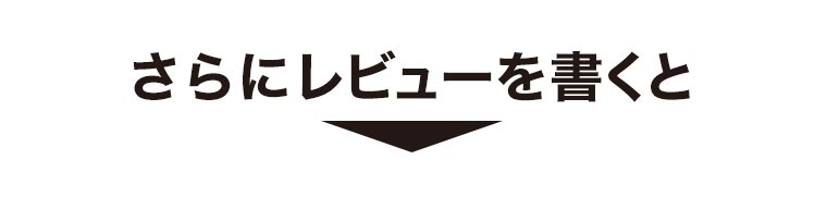 さらにレビューを書くと
