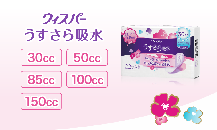ウィスパー うすさら吸水