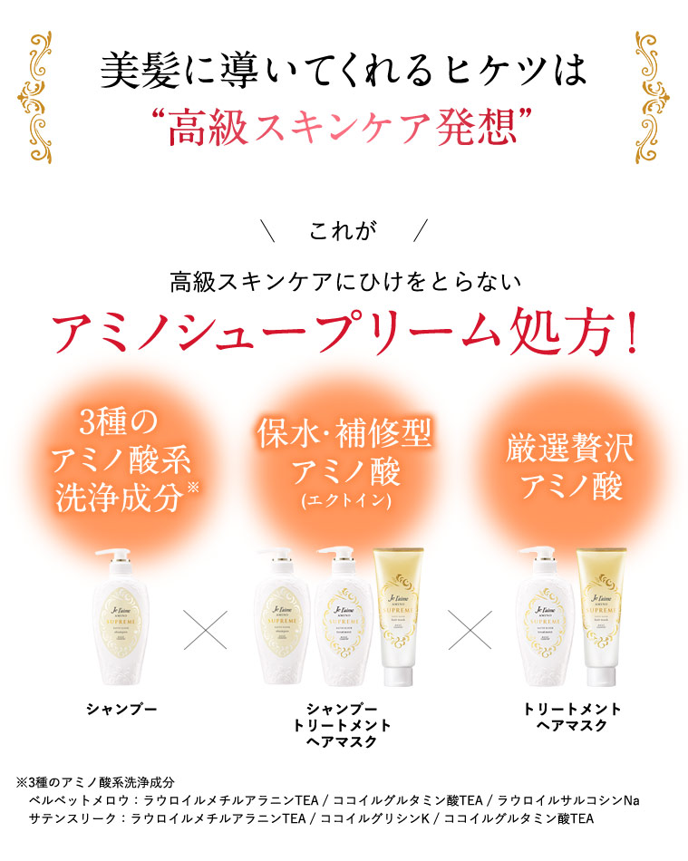 美髪に導いてくれるヒケツは“高級スキンケア発想”