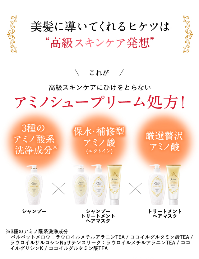 美髪に導いてくれるヒケツは“高級スキンケア発想”