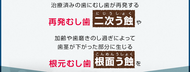 再発むし歯二次う蝕