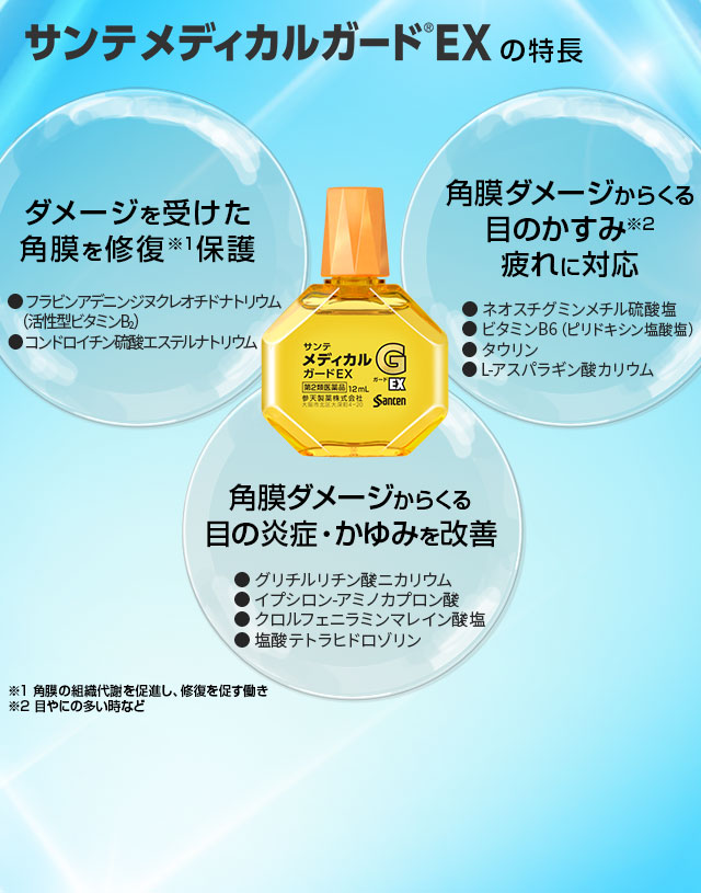 サンテメディカルガードEXの特長