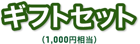 ギフトセット(1000円相当)