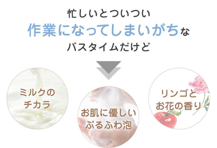 忙しいとついつい作業になってしまいがちなバスタイムだけど