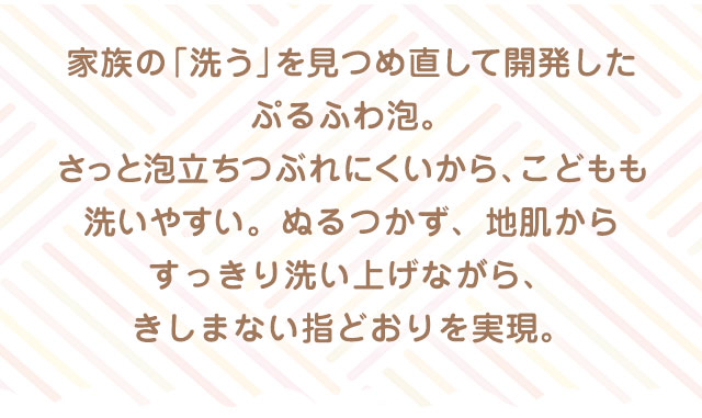 Point 03 リンゴとお花の香りで大人とこどもそれぞれのニオイのお悩みをケア