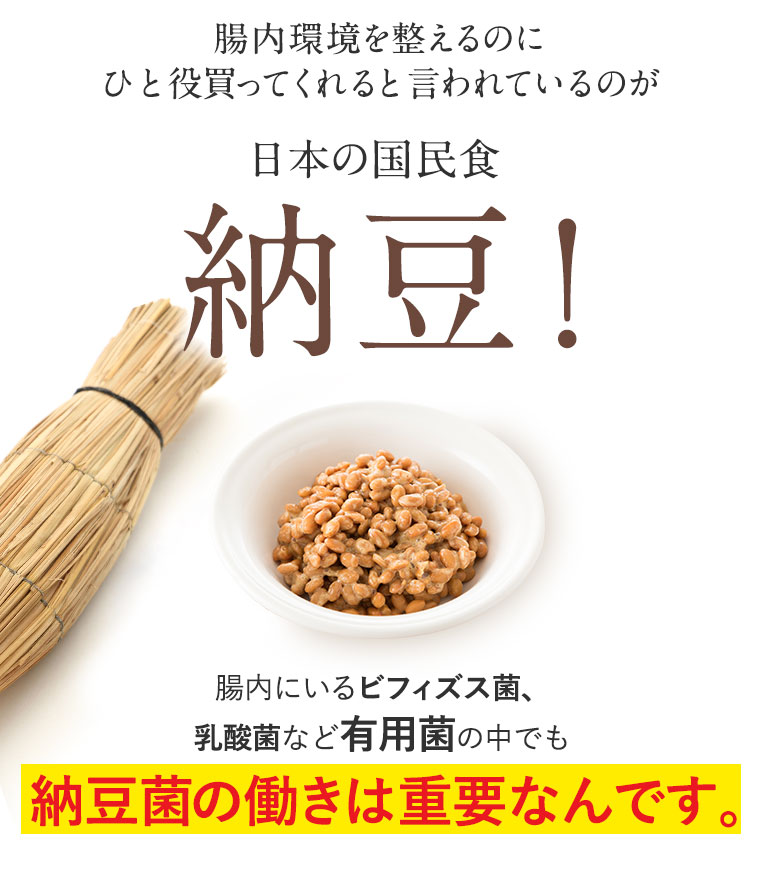 腸内環境を整えるのにひと役買ってくれると言われているのが日本の国民食納豆！
