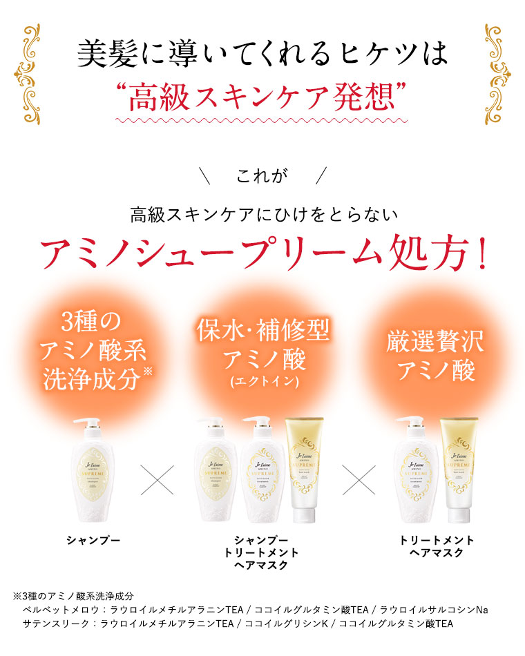 美髪に導いてくれるヒケツは“高級スキンケア発想”