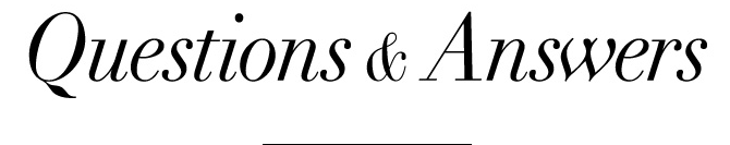 Questions & Answers