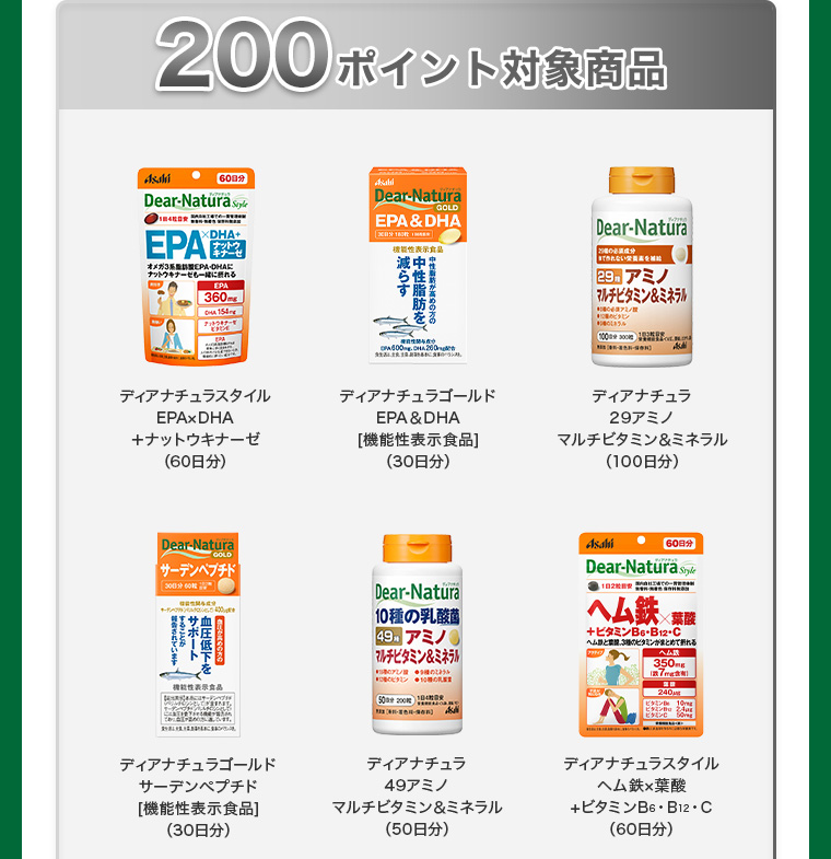200ポイント対象商品