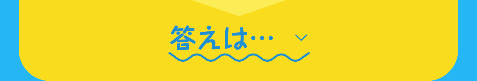答えは...
