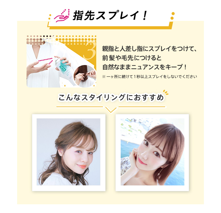 指先スプレイ