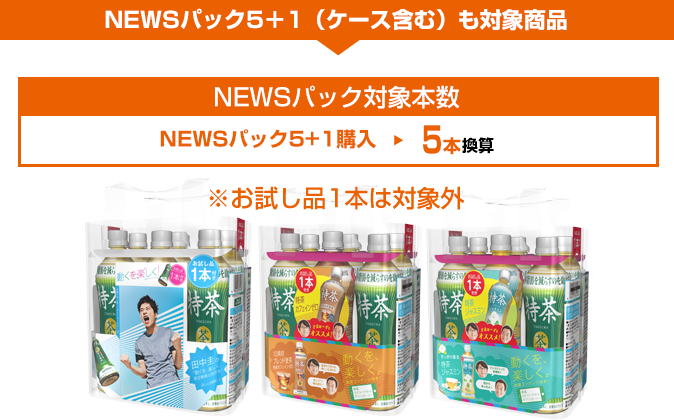 期間中のお買い上げ累計本数に応じてポイント付与！