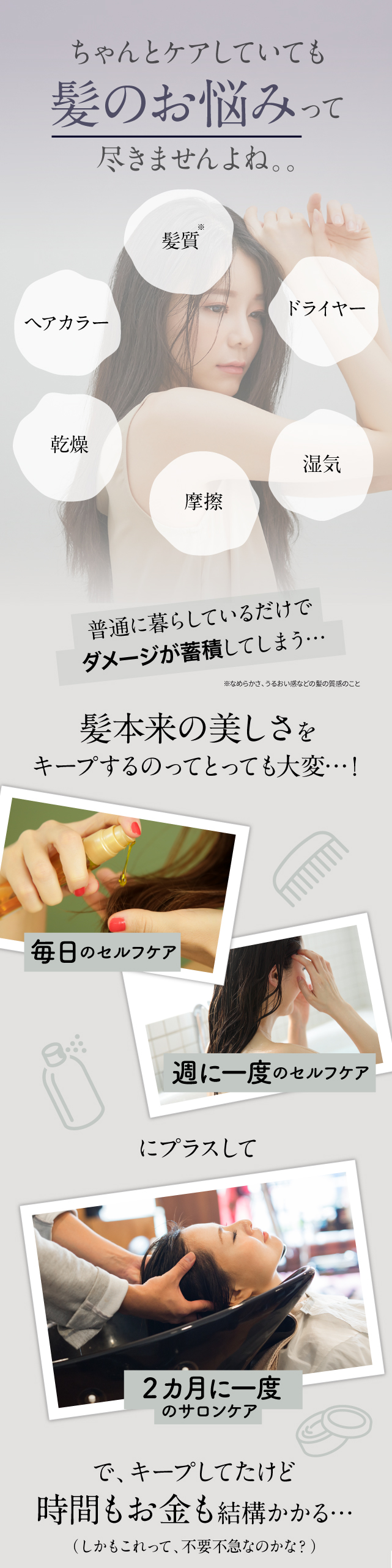 髪の悩み