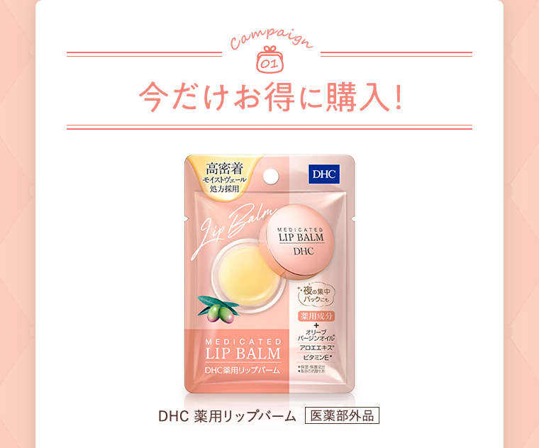 今だけお得に購入！ DHC 薬用リップバーム 医薬部外品
