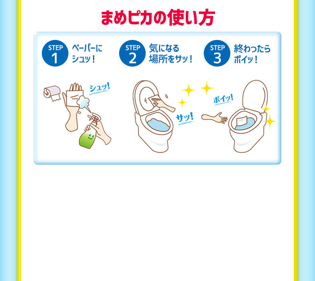 まめピカの使い方