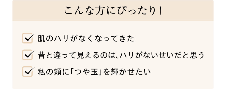 こんな方にぴったり！