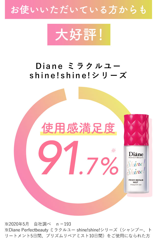 お使いいただいている方からも大好評! 使用感満足度91.7%