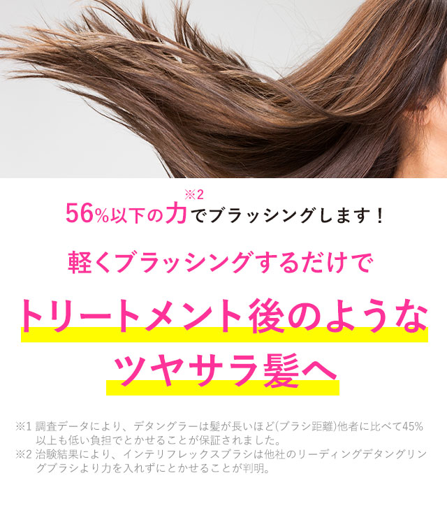 トリートメント後のようなツヤサラ髪へv