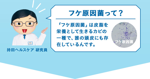 フケ原因菌って？