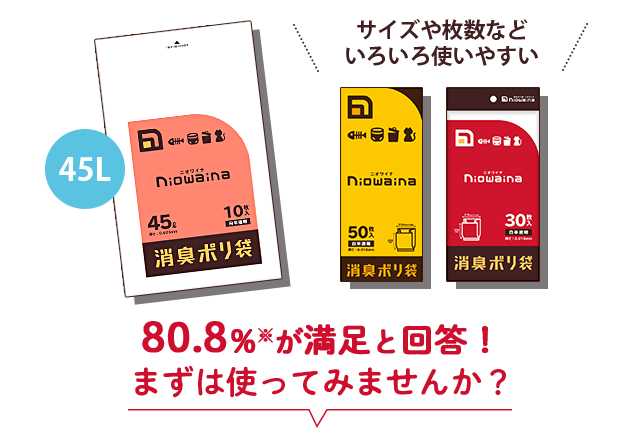 80.8％が満足と回答！まずは使ってみませんか？