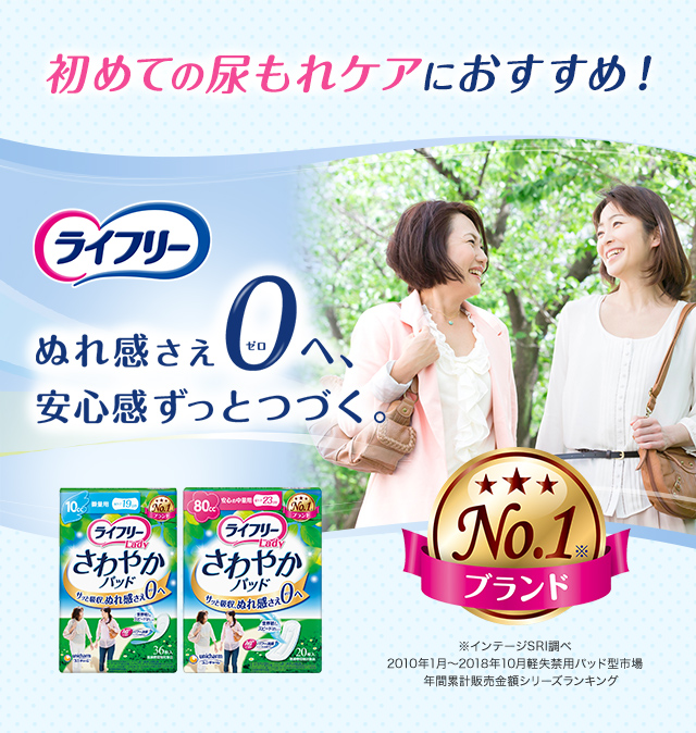 初めての尿もれケアにおすすめ！